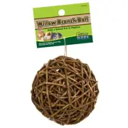 Ware Manufacturing Willow Branch Ball Toy For Small Animals 4 inch - 5 Pack