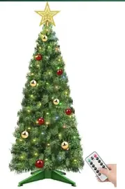 4 Foot Christmas Tree With Remote ￼Control Timer With 8 Modes