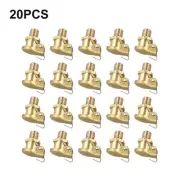 Brass Galvanized Alloy M6x1mm Oil Cup Oiler for Hit Miss Engine 20 Pack