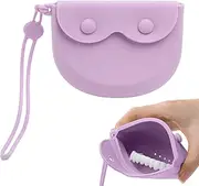 False Teeth Container | Retainer Case Storage Bag | Denture Case with Drain Hole, Denture Storage Container, Portable Retainer Holder for Aligners & Mouth Guards Borato