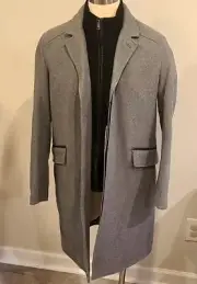 MSRP $399, Cole Haan Mens Signature Wools Blend Coat, Size M