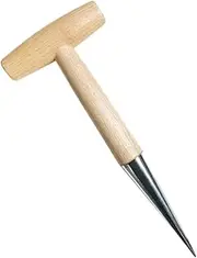 Dibber Hand Tool with Handle Portable T Handle Dibber for Easy Planting Durable Soil Digger Gardening Tool for and Transplanting Plants