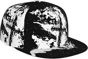[ASYG] Jesus Baseball Cap Christian Hat Fashion Flat Bill Brim Adjustable Hats Cross Cap for Women Men