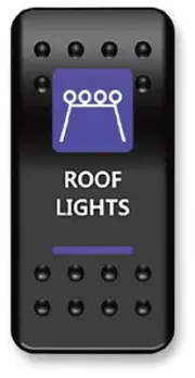 Moose Offroad RFL-PWR Rocker Switch - Roof Light