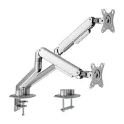 Brateck Counterbalance Monitor Arm 81,3 cm (32") Clamp/Bolt-through Grey LDT63-C024-S