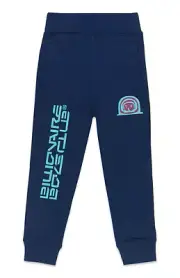 $90 - BILLIONAIRE BOYS CLUB BB Future Spaceman Sweatpants in Blue Kids 4T