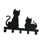 Coat Rack Towel Hooks Iron Gifts Easy Installation for Bathrooms Wall Hooks