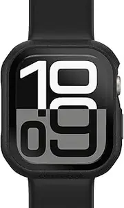OtterBox Eclipse Bumper with Built-in Screen Protector Glass for Apple Watch Series 10-46mm, Tempered Glass, Shockproof, Drop-Proof and Slim Protective Case for Apple Watch, Black