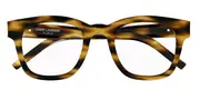 Saint Laurent SL M124 OPT Asian Fit 003 Men's Glasses Tortoiseshell Size 49 - Private Health Rebate - Blue Light Block Available