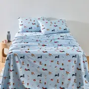 MyHouse Printed Sheet Set - Winter Dogs - Double