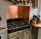 Copper Cooker Splashback For Kitchen Hob Back Plate Easy Clean Cut To Size