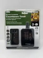 Prime Wireless Remote Controlled Countdown Timer Outdoor Use Lighting #0736448
