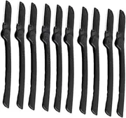 Healeved 10pcs Stainless Steel Eyebrow Razor Portable Trimmer Makeup Tool Kit for Home and Travel