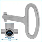 5mm Double Bit Spanner Lock Key Enclosure Utility Access Panel Cabinet Latch