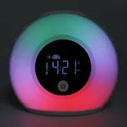 Colourful Wake Up Breathing Lamp Children Bt Speaker Table Light Alarm Clock ESY