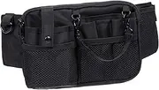 [kowaku] Nurse Fanny Pack, Multi Compartment Pocket Nursing Organizer Belt Bag, Apron Hip Bag Utility Waist Pack for Bandages Supplies