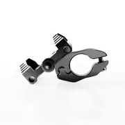 Universal Motorcycle GPS Navigation Mobile Phone CNC Metal Holder Mount Bracket BLACK COLOUR