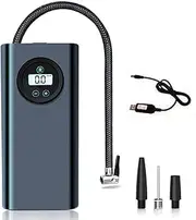 NKTAX Portable Tire Inflator Air Compressor, 5X Faster Cordless Air Pump with Rechargeable Battery, 180PSI Digital Pressure Gauge for Car Tires, Motorcycle, Bike, Ball, and Inflatables (Digital model)