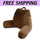 Ergonomic Adult Reading Pillow - Large Soft Foam Backrest with Washable Cover