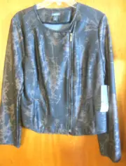 Women’s Kenneth Cole Reaction Jacket Size L -Zip-up, Front Pockets