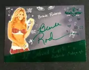 2018 Benchwarmer BRANDE RODERICK #17 Hot For Teacher SCHOOL GIRLS Green Auto/10