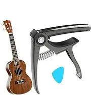 Guitar Capo - Multi-Functional Acoustic String Tuning Clamp - Electric Guitar String Tuner Parts for Banjo, Ukulele, and Other Musical Instrument
