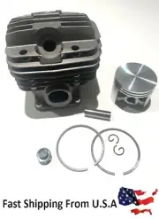 50mm Nikasil Plated Cylinder kit For Stihl 044, MS440 10mm wrist pin US Seller