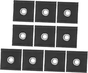 TOGEVAL 10pcs Rv Awning Hooks Secure Eyelets for Piping Rails Lightweight and Portable Tent Hardware Easy Installation for Camping and Outdoor Use Fit for Caravans and Tents