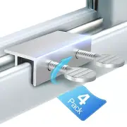 Window Locks for up and down Window Security Bars, 4 Pcs Sliding Window Locks