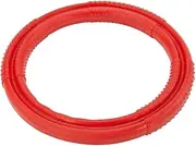 Totority Bite Resistant Flexible Ring Dog Multi Functional Pet Interactive Flying Disc for and Boredom Reduction Red Durable Rubber for Puppies and