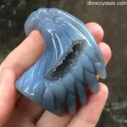 Eagle Vision Druzy Geode Agate Chalcedony Crystal