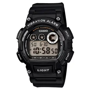 CASIO   W-735H-1A 震動 電子數字 運動型 男錶 另有五色(W-735H) 國隆手錶專賣店