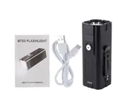 P50 LED Flashlight Battery Indicate USB Charging 20W Ultra Bright Flashlight for Outdoor Lighting