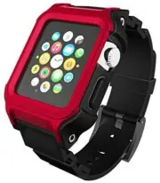 Incipio OCTANE Protective Dual Layer BAND for Apple Watches (42mm) - Red/Black
