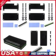 For Raspberry Pi Zero 2W Aluminum Shell Kit Cooling Enclosure w/ Pin Header