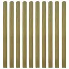 10x Wood Impregnated Fence Slats Outdoor Fencing Picket Multi Sizes vidaXL