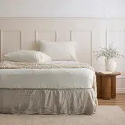 Vanilla Cotton Flannelette Fitted Sheet [ESSBCFFSAW25B]