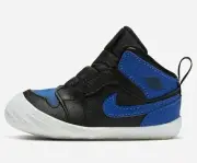 Air Jordan 1 Retro OG Crib Bootie AT3745-007 White Varsity Royal I Black High QS