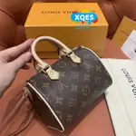 茜茜二手 LV 路易威登 MONOGRAM NANO SPEEDY 經典老花迷你 枕頭包 肩背包 斜背包 M61252