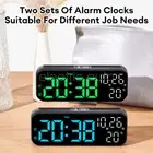 Modern Digital Date Display Alarm Clock For Living Room Office Bedroom Decor