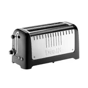 Dualit 2 Slice Long Slot Lite Toaster Black