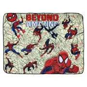 Spider-Man Beyond Amazing 60th Marvel Flannel Throw Super Soft Fleece Blanket 45