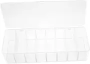 Cord Management Box with Lid Transparent Cable Organizer for Tidy Storage of Cables Data Lines and Items for Home Office and Living Use