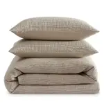 Calvin Klein Microwaffle Melange 3 Piece Comforter Set, King