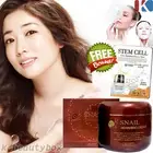 Snail Cream 100g + Stem Cell Facial Mask Sheet Anti-Aging Acne-Blemish Treatment