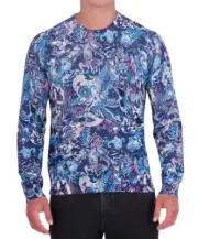 Robert Graham Meier Sweater Blue Paisley Colorful Linen Sz Small $ 198 NWT
