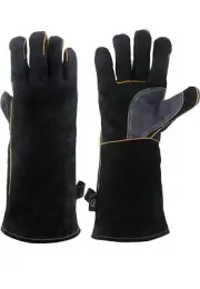 Kim Yuan Extreme Heat & Fire Resistant Gloves Leather with Kevlar Stitching 14in