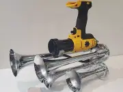 DeWALT 20V MAX Power Air Horn ,QUAD Train Horn Compressor ,Premium Trumpets 14"
