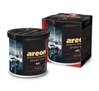 Car Scent Container Air Freshener + Lid Lux Silver /12 Pcs Original Areon Gel