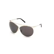 Tom Ford FT0761 28A Women's Sunglasses - Shiny Rose Gold Frame, Smoke Lenses